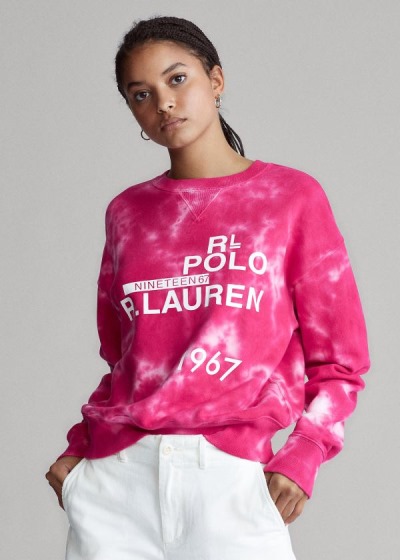 Sweatshirt Polo Ralph Lauren Logo Tie-Dye Mulher 01927-NOEG